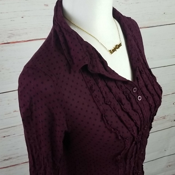 UO // cooperative polka dot ruffle bib top - Picture 10 of 13